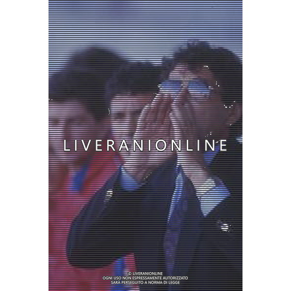 RETROSPETTIVA ENZO RICCOMINI ALLENATORE CALCIO NELLA FOTO ENZO RICCOMINI AG ALDO LIVERANI SAS