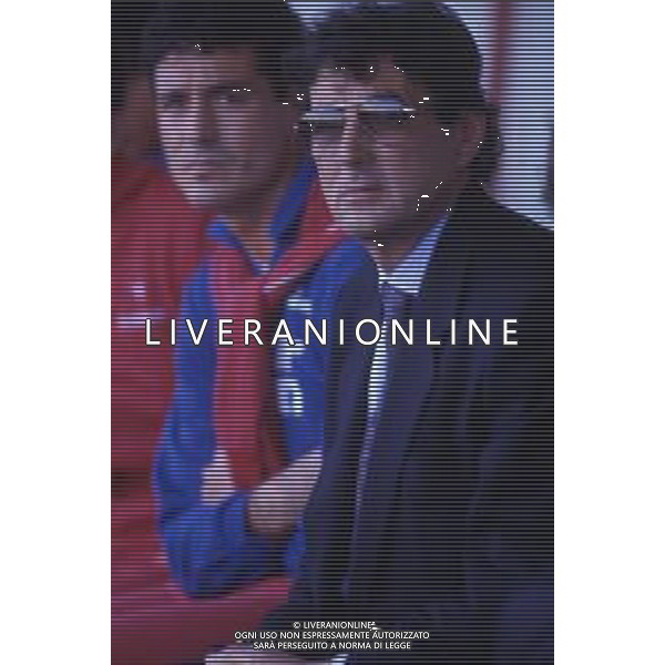 RETROSPETTIVA ENZO RICCOMINI ALLENATORE CALCIO NELLA FOTO ENZO RICCOMINI AG ALDO LIVERANI SAS