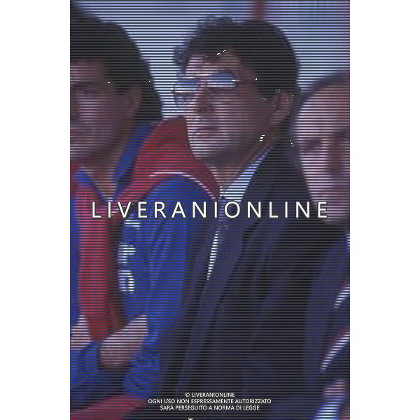 RETROSPETTIVA ENZO RICCOMINI ALLENATORE CALCIO NELLA FOTO ENZO RICCOMINI AG ALDO LIVERANI SAS