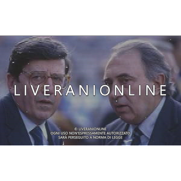 CORRADO FERLAINO, dirigente sportivo, ex proprietario del Napoli Calcio - RETROSPETTIVA nella foto CORRADO FERLAINO nel 1989 con l\'Onorevole Vincenzo Scotti ©ARCHIVIO / AGENZIA ALDO LIVERANI SAS