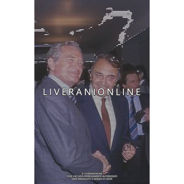 CORRADO FERLAINO, dirigente sportivo, ex proprietario del Napoli Calcio - RETROSPETTIVA nella foto CORRADO FERLAINO nel 1989 con Giampiero Boniperti ©ARCHIVIO / AGENZIA ALDO LIVERANI SAS