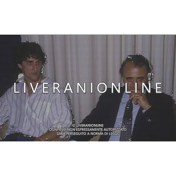 CORRADO FERLAINO, dirigente sportivo, ex proprietario del Napoli Calcio - RETROSPETTIVA nella foto CORRADO FERLAINO nel 1986 con Fernando De Napoli ©ARCHIVIO / AGENZIA ALDO LIVERANI SAS