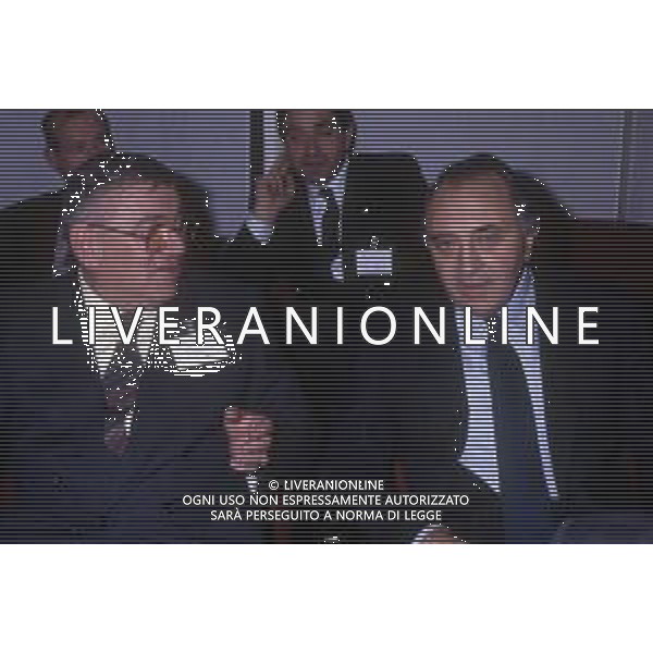 CORRADO FERLAINO, dirigente sportivo, ex proprietario del Napoli Calcio - RETROSPETTIVA nella foto CORRADO FERLAINO nel 1991 con Romeo Anconetani ©ARCHIVIO / AGENZIA ALDO LIVERANI SAS