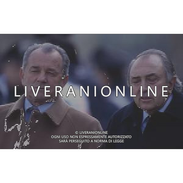 CORRADO FERLAINO, dirigente sportivo, ex proprietario del Napoli Calcio - RETROSPETTIVA nella foto CORRADO FERLAINO con l\'allenatore Vujadin Boskov ©ARCHIVIO / AGENZIA ALDO LIVERANI SAS