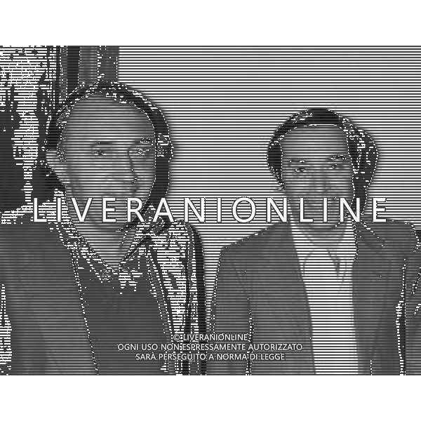 CORRADO FERLAINO, dirigente sportivo, ex proprietario del Napoli Calcio - RETROSPETTIVA nella foto CORRADO FERLAINO con il Presidente del Bologna Tommaso Fabbretti nel 1982 ©ARCHIVIO / AGENZIA ALDO LIVERANI SAS