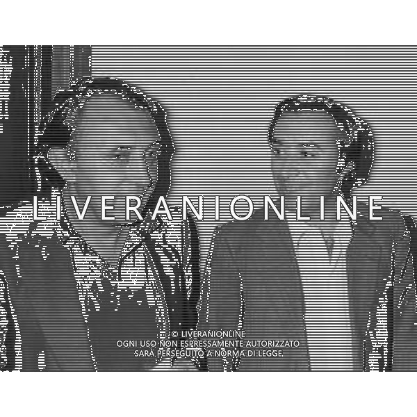CORRADO FERLAINO, dirigente sportivo, ex proprietario del Napoli Calcio - RETROSPETTIVA nella foto CORRADO FERLAINO con il Presidente del Bologna Tommaso Fabbretti nel 1982 ©ARCHIVIO / AGENZIA ALDO LIVERANI SAS