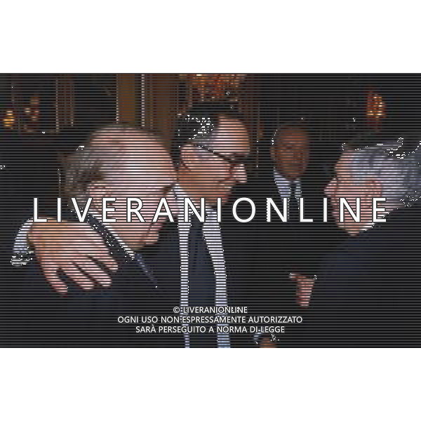 CORRADO FERLAINO, dirigente sportivo, ex proprietario del Napoli Calcio - RETROSPETTIVA nella foto CORRADO FERLAINO con Franco Carraro nel 1997/1998 ©ARCHIVIO / AGENZIA ALDO LIVERANI SAS