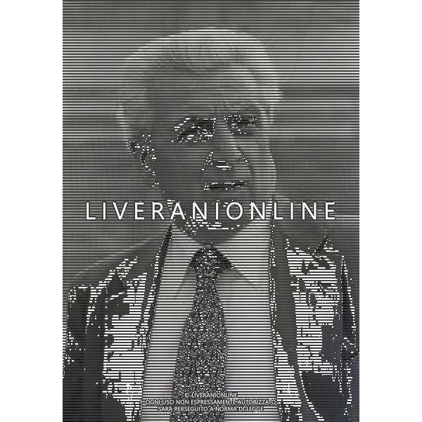 RETROSPETTIVA ARTEMIO FRANCHI DIRIGENTE SPORTIVO NELLA FOTO ARTEMIO FRANCHI A ROMA NELL\'ANNO 1980 AG ALDO LIVERANI SAS