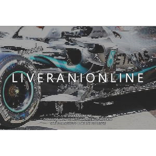 Mercedes AMG F1 W10 with special livery to celebrate 125 years of motorsport. 25.07.2019. Formula 1 World Championship, Rd 11, German Grand Prix, Hockenheim, Germany, Preparation Day. AG ALDO LIVERANI SAS-ONLY ITALY