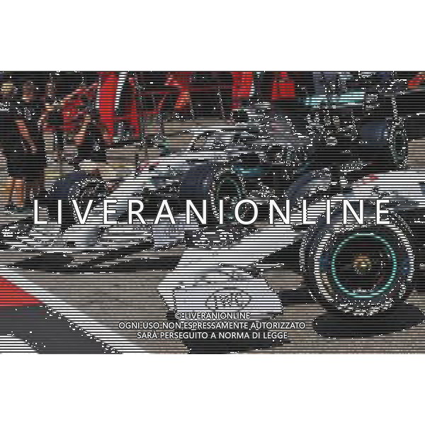 Mercedes AMG F1 W10 with special livery to celebrate 125 years of motorsport. 25.07.2019. Formula 1 World Championship, Rd 11, German Grand Prix, Hockenheim, Germany, Preparation Day. AG ALDO LIVERANI SAS-ONLY ITALY