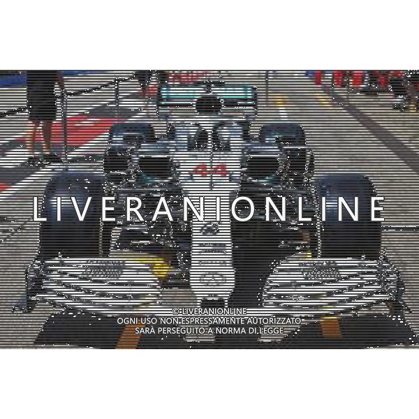 Mercedes AMG F1 W10 with special livery to celebrate 125 years of motorsport. 25.07.2019. Formula 1 World Championship, Rd 11, German Grand Prix, Hockenheim, Germany, Preparation Day. AG ALDO LIVERANI SAS-ONLY ITALY