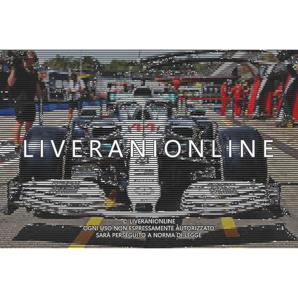 Mercedes AMG F1 W10 with special livery to celebrate 125 years of motorsport. 25.07.2019. Formula 1 World Championship, Rd 11, German Grand Prix, Hockenheim, Germany, Preparation Day. AG ALDO LIVERANI SAS-ONLY ITALY