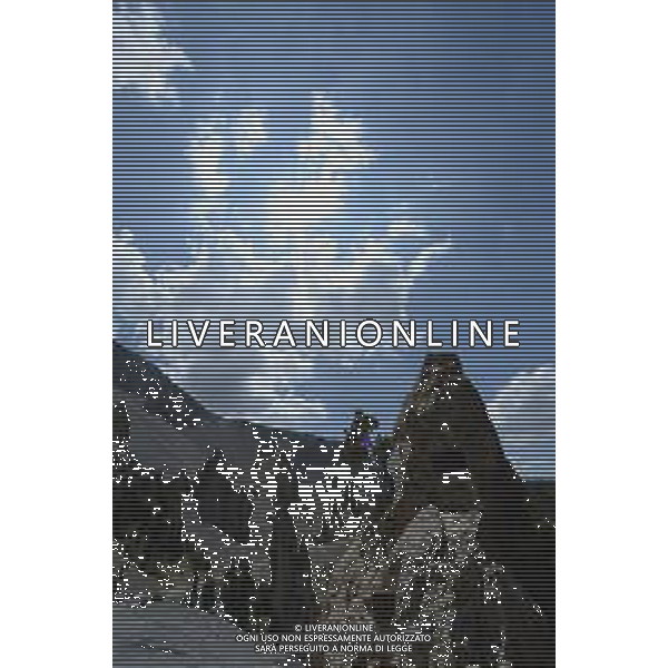 25-07-2019 Tour De France; Tappa 18 Embrun - Valloire; Coppi, Fausto; Bobet, Louison; Izoard; - Il Colle dell\'Izoard valico alpino delle Alte Alpi francesi, al centro del massiccio del Queyras nelle Alpi Cozie - Francia. ©SIROTTI / AGENZIA ALDO LIVERANI SAS