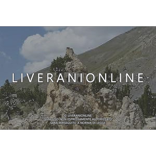 25-07-2019 Tour De France; Tappa 18 Embrun - Valloire; Coppi, Fausto; Bobet, Louison; Izoard; - Il Colle dell\'Izoard valico alpino delle Alte Alpi francesi, al centro del massiccio del Queyras nelle Alpi Cozie - Francia. ©SIROTTI / AGENZIA ALDO LIVERANI SAS