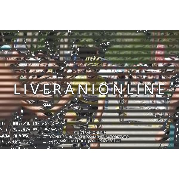 25-07-2019 Tour De France; Tappa 18 Embrun - Valloire; 2019, Deceunick - Quickstep; Alaphilippe, Julian; Embrun; ©SIROTTI / AGENZIA ALDO LIVERANI SAS