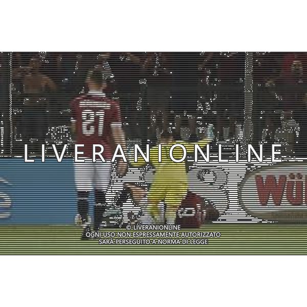 Alessandria 25-07-2019 Stadio Giuseppe Moccagatta UEFA Europa League 2° turno preliminare - gara di andata Torino (ITA) vs Debrecen (HUN) nella foto fallo di Nagy atterra andrea Belotti in area e l\'arbitro assegna il rigore al Torino foto Roberto Garavaglia - ag. Aldo Liverani sas / AGENZIA ALDO LIVERANI SAS