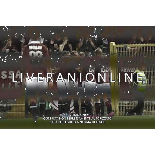 Alessandria 25-07-2019 Stadio Giuseppe Moccagatta UEFA Europa League 2° turno preliminare - gara di andata Torino (ITA) vs Debrecen (HUN) nella foto esultanza Torino dopo il gol del 2 a 0 di Cristian Ansaldi foto Roberto Garavaglia - ag. Aldo Liverani sas / AGENZIA ALDO LIVERANI SAS