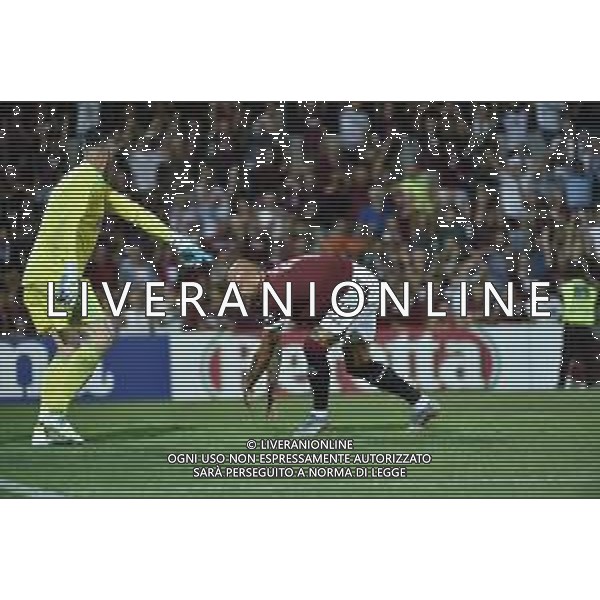Alessandria 25-07-2019 Stadio Giuseppe Moccagatta UEFA Europa League 2° turno preliminare - gara di andata Torino (ITA) vs Debrecen (HUN) nella foto esultanza dopo il gol di simone Zaza del 3 a 0 Torino foto Roberto Garavaglia - ag. Aldo Liverani sas / AGENZIA ALDO LIVERANI SAS