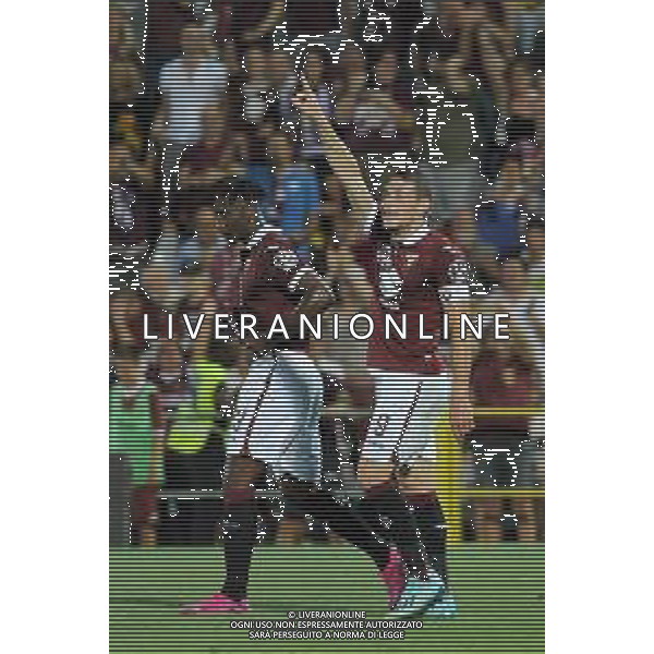 Alessandria 25.07.2019 Stadio Moccagatta Torino vs Debrecen secondo turno qualificazioni Europa League 2019/2020 ©Viganti/Agenzia Aldo Liverani Nella foto: esultanza andrea belotti
