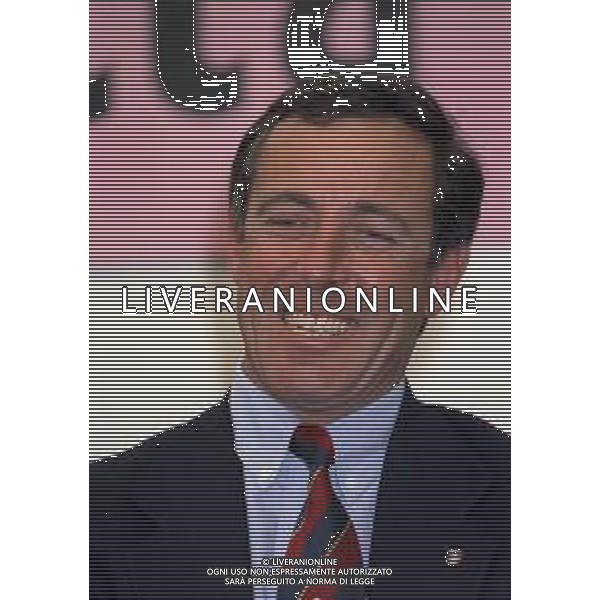 04-10-1996 MILANO FESTA DELLA NEVE ORGANIZZATA DALLA GAZZETTA DELLO SPORT NELLA FOTO GUSTAVO THOENI AG ALDO LIVERANI SAS