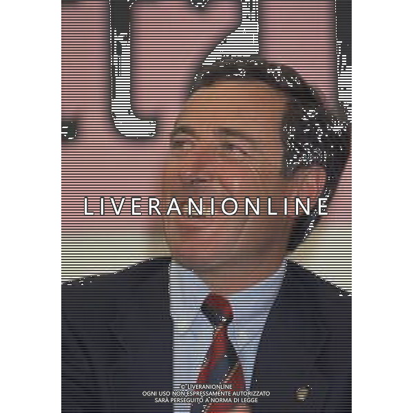 04-10-1996 MILANO FESTA DELLA NEVE ORGANIZZATA DALLA GAZZETTA DELLO SPORT NELLA FOTO GUSTAVO THOENI AG ALDO LIVERANI SAS