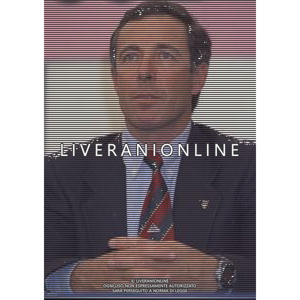 04-10-1996 MILANO FESTA DELLA NEVE ORGANIZZATA DALLA GAZZETTA DELLO SPORT NELLA FOTO GUSTAVO THOENI AG ALDO LIVERANI SAS