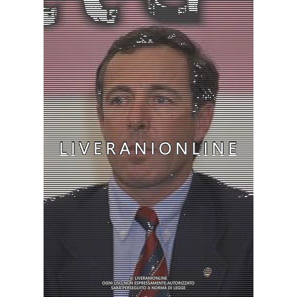 04-10-1996 MILANO FESTA DELLA NEVE ORGANIZZATA DALLA GAZZETTA DELLO SPORT NELLA FOTO GUSTAVO THOENI AG ALDO LIVERANI SAS