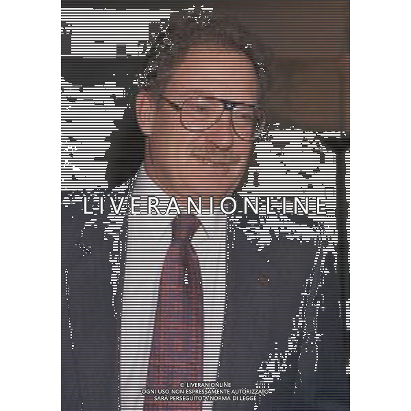 04-10-1996 MILANO FESTA DELLA NEVE ORGANIZZATA DALLA GAZZETTA DELLO SPORT NELLA FOTO MARIO COTELLI ALLENATORE DI SCI ALPINO AG ALDO LIVERANI SAS