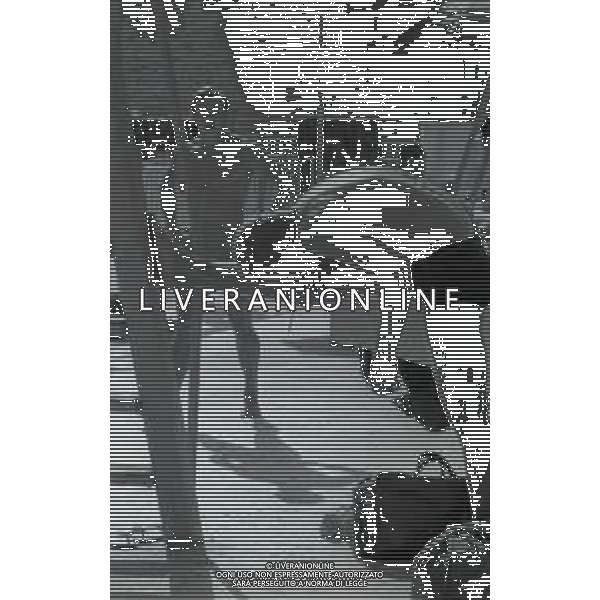 RETROSPETTIVA KLAUS DI BIASI NUOTATORE NELLA FOTO KLAUS DI BIASI A ROMA NELL\'ANNO 1969 AG ALDO LIVERANI SAS