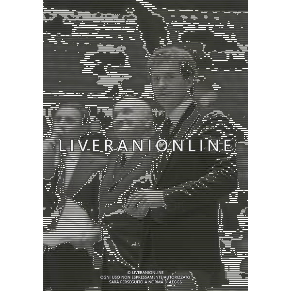 RETROSPETTIVA KLAUS DI BIASI NUOTATORE NELLA FOTO KLAUS DI BIASI NELL\'ANNO 1977 ALLA MANIFESTAZIONE CICLISTICA DELLA SEI GIORNI  AG ALDO LIVERANI SAS 