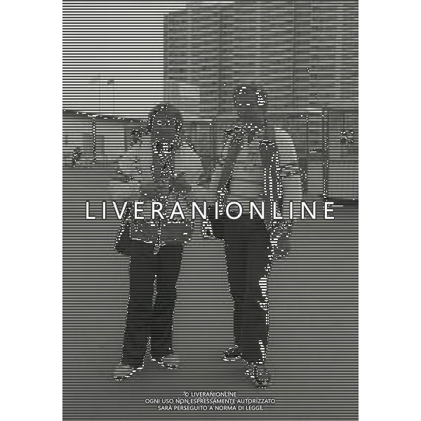 RETROSPETTIVA KLAUS DI BIASI NUOTO NELLA FOTO KLAUS DI BIASI E GIORGIO CAGNOTTO ALLE OLIMPIADI DI MOSCA NELL\'ANNO 1980 AG ALDO LIVERANI SAS