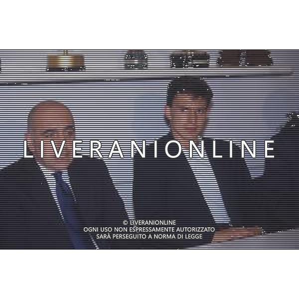 RETROSPETTIVA STEFANO ERANIO CALCIATORE NELLA FOTO STEFANO ERANIO CON ADRIANO GALLIANI ALLA PRESENTAZIONE IN SEDE AL MILAN AG ALDO LIVERANI SAS