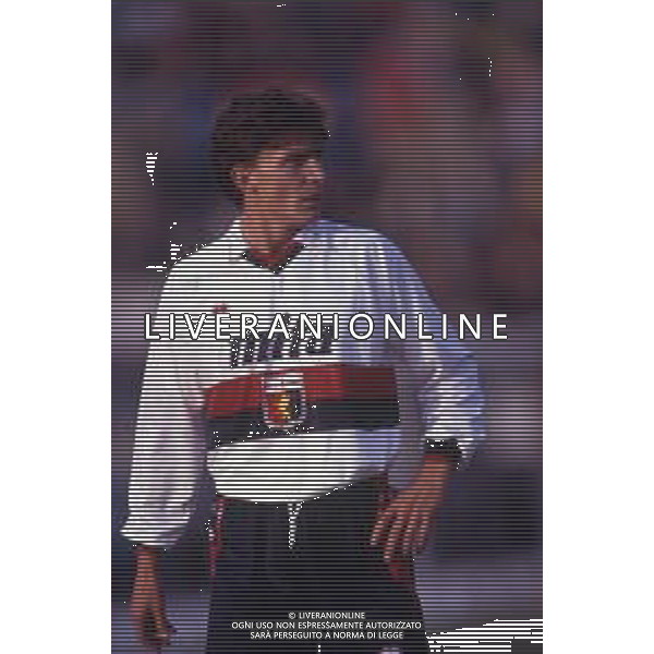 RETROSPETTIVA STEFANO ERANIO CALCIATORE NELLA FOTO STEFANO ERANIO CON LA MAGLIA DEL GENOA CALCIO AG ALDO LIVERANI SAS