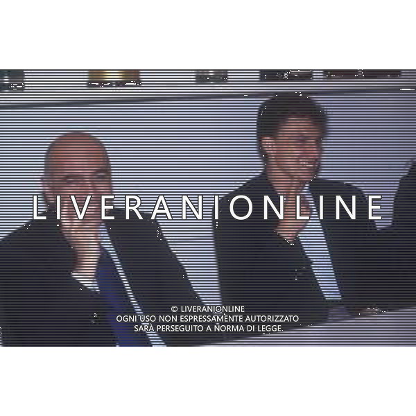 RETROSPETTIVA STEFANO ERANIO CALCIATORE NELLA FOTO STEFANO ERANIO CON ADRIANO GALLIANI ALLA PRESENTAZIONE IN SEDE AL MILAN AG ALDO LIVERANI SAS