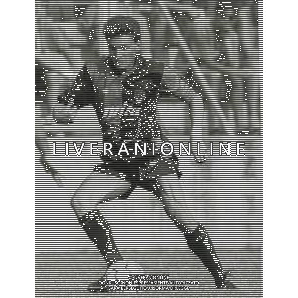 RETROSPETTIVA STEFANO ERANIO CALCIATORE NELLA FOTO STEFANO ERANIO CON LA MAGLIA DEL GENOA CALCIO AG ALDO LIVERANI SAS