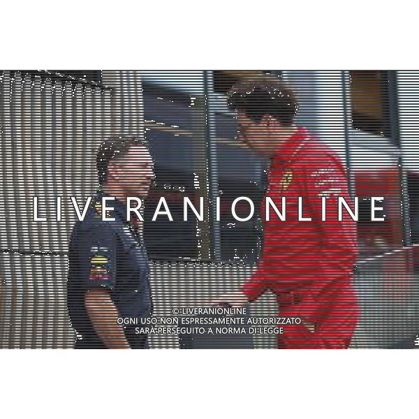 (L to R): Christian Horner (GBR) Red Bull Racing Team Principal with Mattia Binotto (ITA) Ferrari Team Principal. 27.07.2019. Formula 1 World Championship, Rd 11, German Grand Prix, Hockenheim, Germany, Qualifying Day. AG ALDO LIVERANI SAS-ONLY ITALY