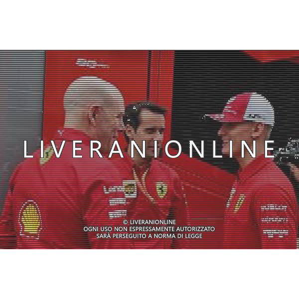 Mick Schumacher (GER) Ferrari Test Driver with Jock Clear (GBR) Ferrari Engineering Director (Left). 27.07.2019. Formula 1 World Championship, Rd 11, German Grand Prix, Hockenheim, Germany, Qualifying Day. AG ALDO LIVERANI SAS-ONLY ITALY