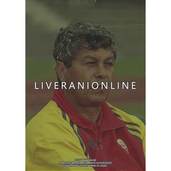 2000-2001 AMICHEVOLE BAYERN MONACO-GALATASARAY NELLA FOTO MIRCEA LUCESCU ALLENATORE GALATASARAY AG ALDO LIVERANI SAS