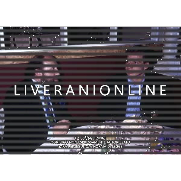 MILANO 1990-FESTA INTER PER LA VITTORIA DELLA COPPA UEFA NELLA FOTO ENRICO BERUSCHI E NICOLA BERTI AG ALDO LIVERANI SAS