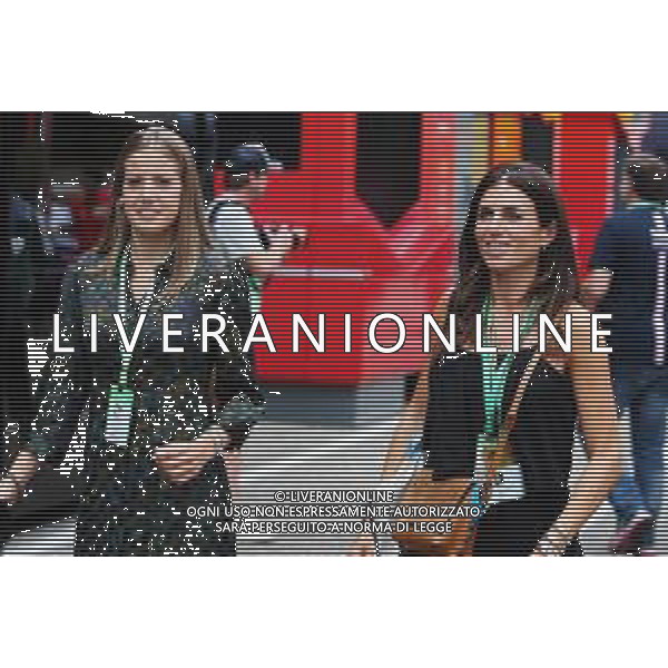 Giada Gianni (ITA) girlfriend of Charles Leclerc (MON) Ferrari (Left). 28.07.2019. Formula 1 World Championship, Rd 11, German Grand Prix, Hockenheim, Germany, Race Day. AG ALDO LIVERANI SAS-ONLY ITALY