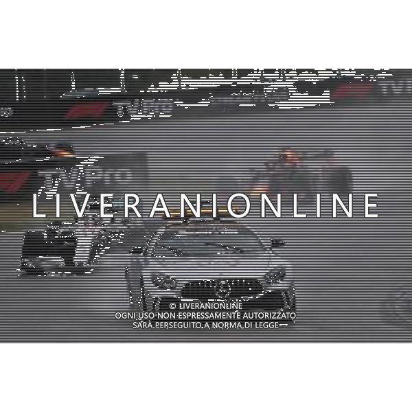 Lewis Hamilton (GBR) Mercedes AMG F1 W10 leads behind the FIA Safety Car. 28.07.2019. Formula 1 World Championship, Rd 11, German Grand Prix, Hockenheim, Germany, Race Day. AG ALDO LIVERANI SAS-ONLY ITALY