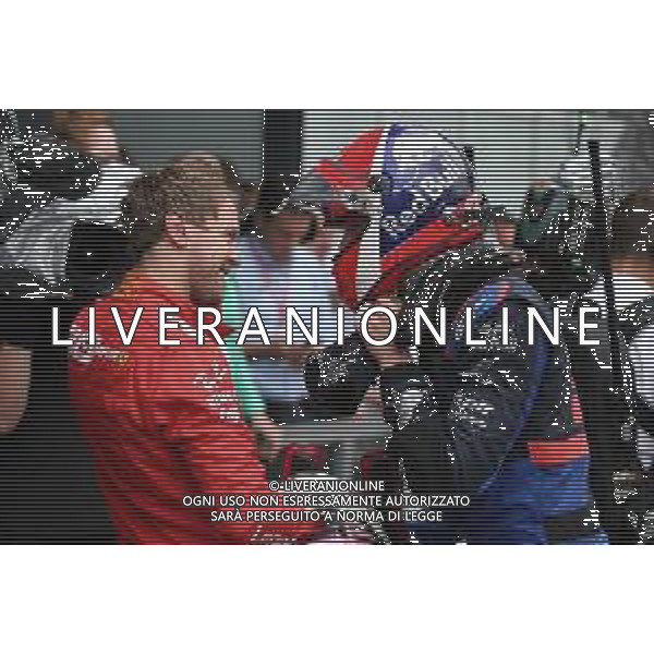 Sebastian Vettel (GER), Scuderia Ferrari and Daniil Kvyat (RUS), Scuderia Toro Rosso 28.07.2019. Formula 1 World Championship, Rd 11, German Grand Prix, Hockenheim, Germany, Race Day. AG ALDO LIVERANI SAS-ONLY ITALY