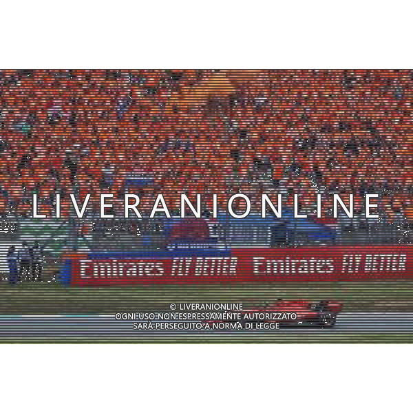 Sebastian Vettel (GER) Ferrari SF90 celebrates his second position at the end of the race. 28.07.2019. Formula 1 World Championship, Rd 11, German Grand Prix, Hockenheim, Germany, Race Day. AG ALDO LIVERANI SAS-ONLY ITALY