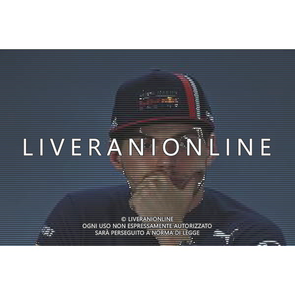 Max Verstappen (NLD) Red Bull Racing in the post race FIA Press Conference. 28.07.2019. Formula 1 World Championship, Rd 11, German Grand Prix, Hockenheim, Germany, Race Day. AG ALDO LIVERANI SAS-ONLY ITALY