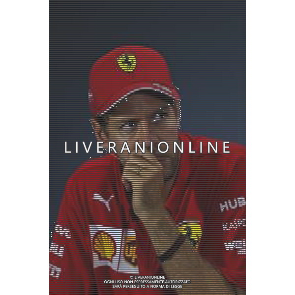 Sebastian Vettel (GER) Ferrari in the post race FIA Press Conference. 28.07.2019. Formula 1 World Championship, Rd 11, German Grand Prix, Hockenheim, Germany, Race Day. AG ALDO LIVERANI SAS-ONLY ITALY