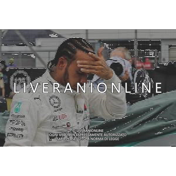 Lewis Hamilton (GBR) Mercedes AMG F1 on the grid. 28.07.2019. Formula 1 World Championship, Rd 11, German Grand Prix, Hockenheim, Germany, Race Day. AG ALDO LIVERANI SAS-ONLY ITALY