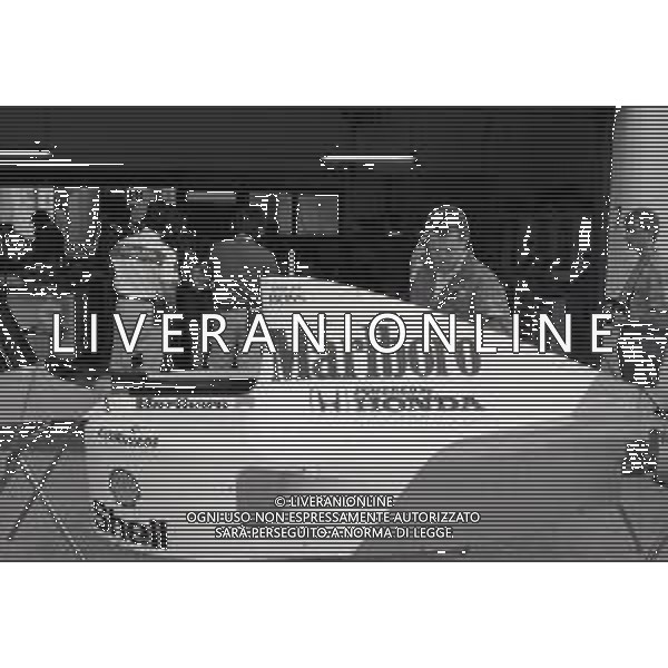 1991-MONZA PROVE DEL GP MONZA F1 NELLA FOTO SCOCCA AUTO AYRTON SENNA AG ALDO LIVERANI SAS