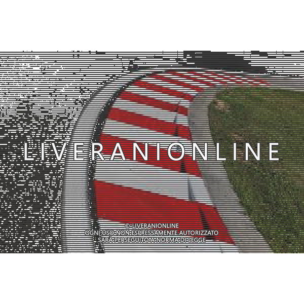 Circuit atmosphere - kerb detail. 01.08.2019. Formula 1 World Championship, Rd 12, Hungarian Grand Prix, Budapest, Hungary, Preparation Day. AG ALDO LIVERANI SAS-ONLY ITALY