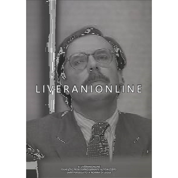 1994-1995 MILANO-BANCA POPOLARE ITALIANA ASSEMBLEA AZIONISTI INTER NELLA FOTO RINALDO GHELFI AG ALDO LIVERANI SAS