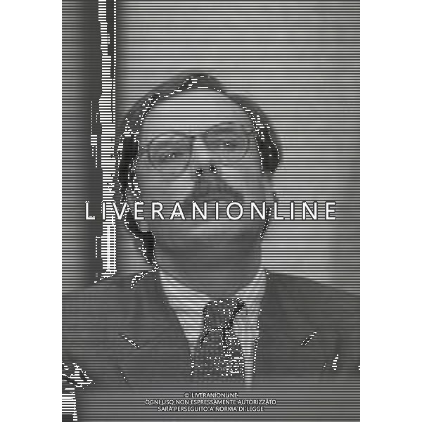 1994-1995 MILANO-BANCA POPOLARE ITALIANA ASSEMBLEA AZIONISTI INTER NELLA FOTO RINALDO GHELFI AG ALDO LIVERANI SAS